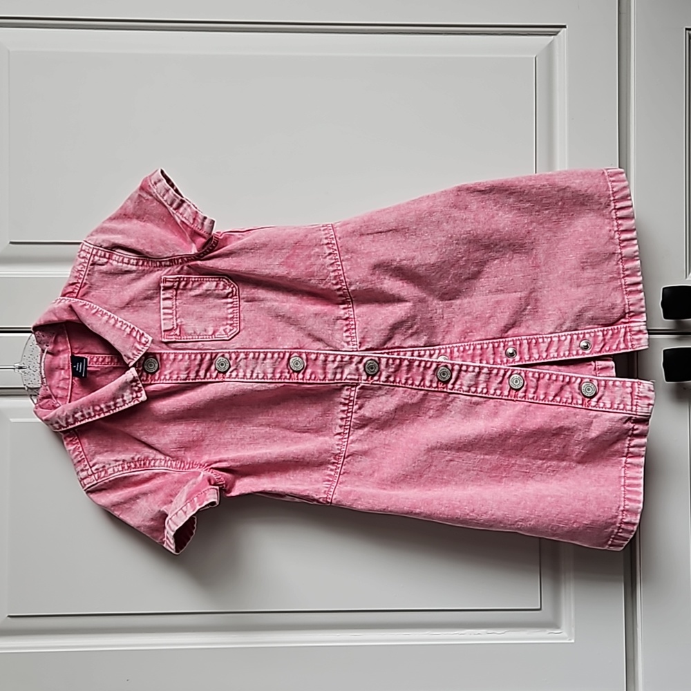 Pink Jean Dress
